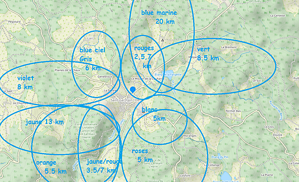 wandelroutes rond st. germain l herm